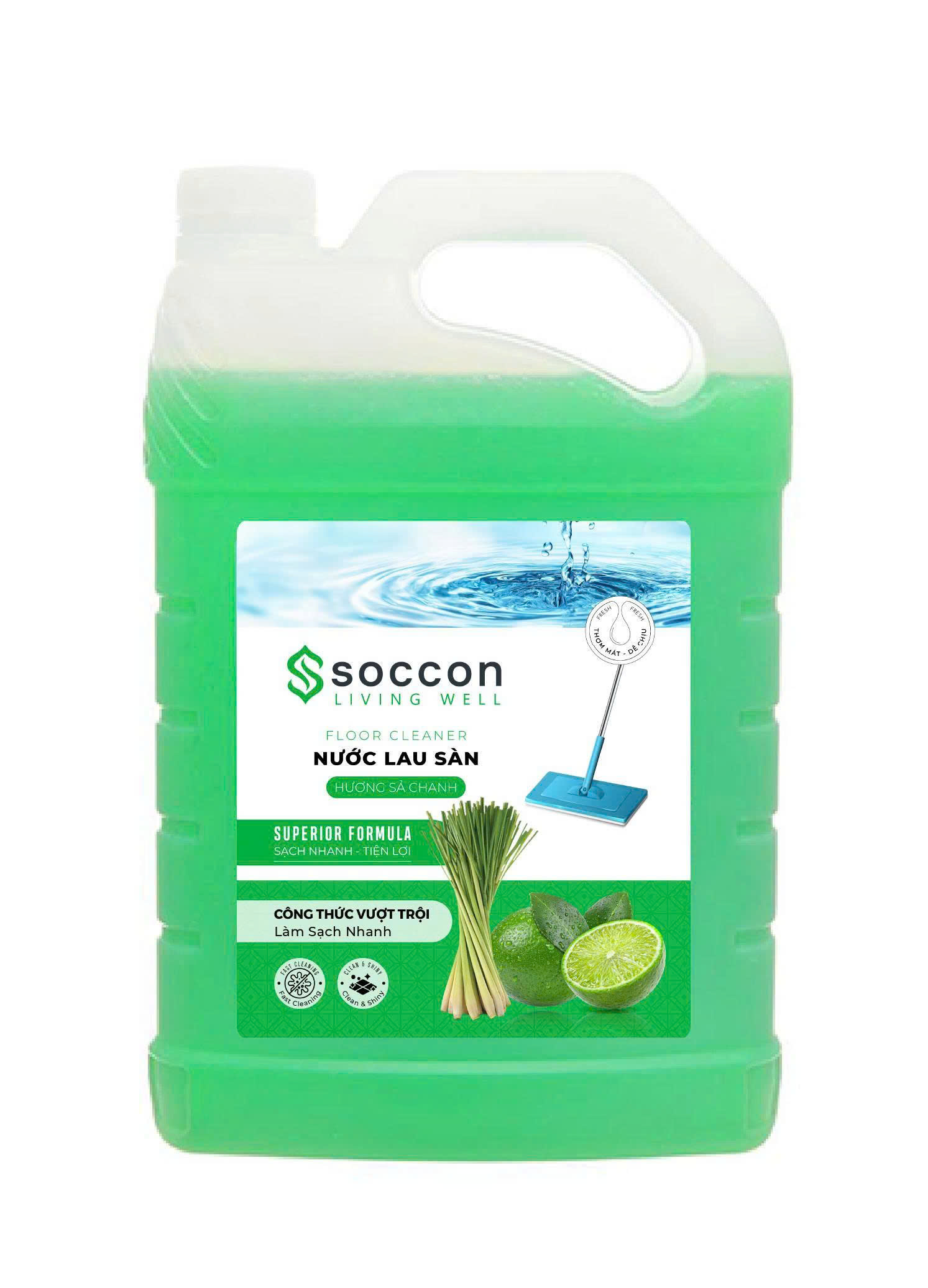 Nước lau sàn  Soccon 3,6 Kg
