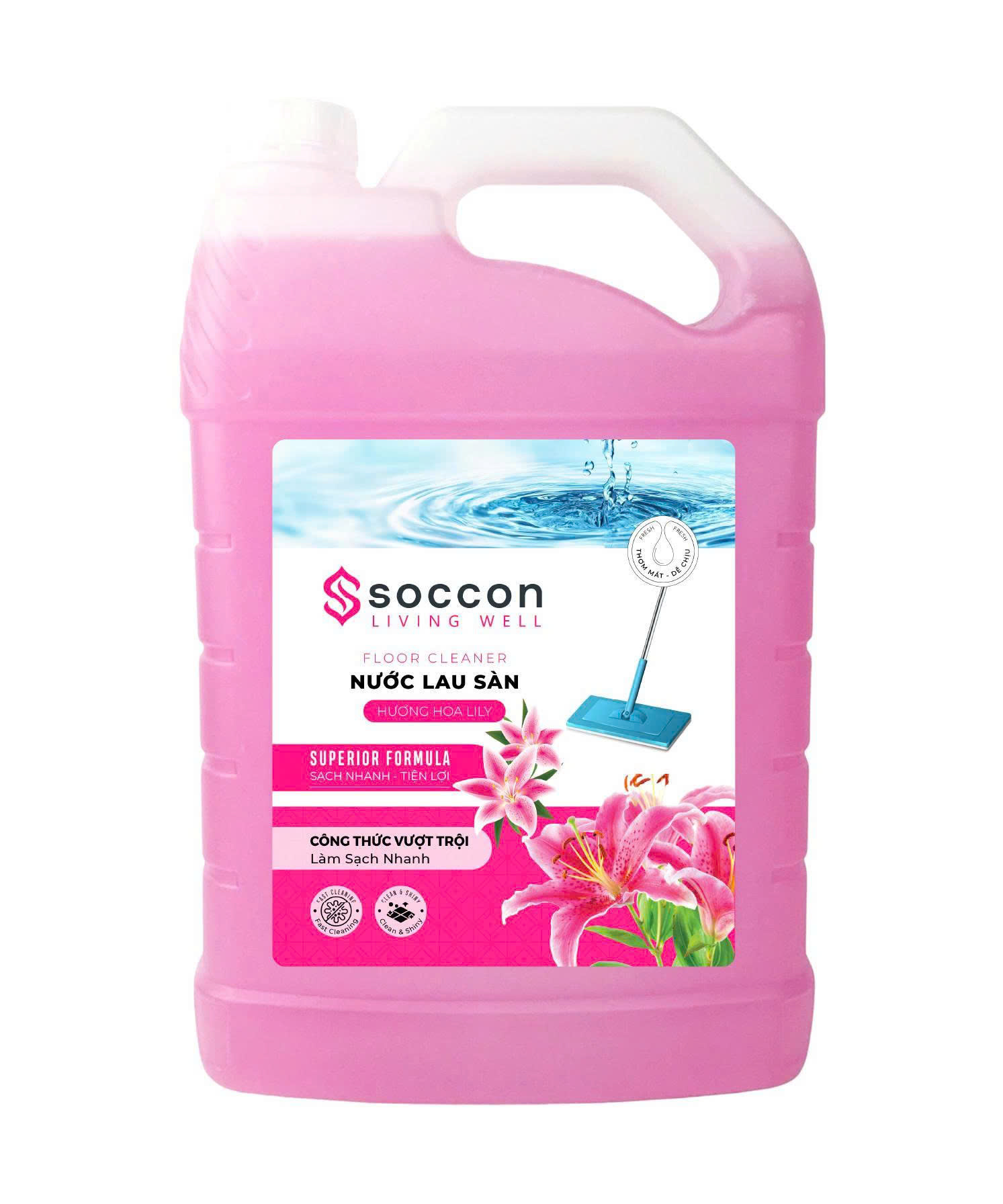 Nước lau sàn Soccon 3,6Kg